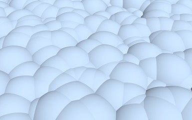3d rendering picture of blue balls. Abstract wallpaper and background. 3D illustration