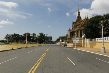 Palais Royal de Phnom Penh au Cambodge