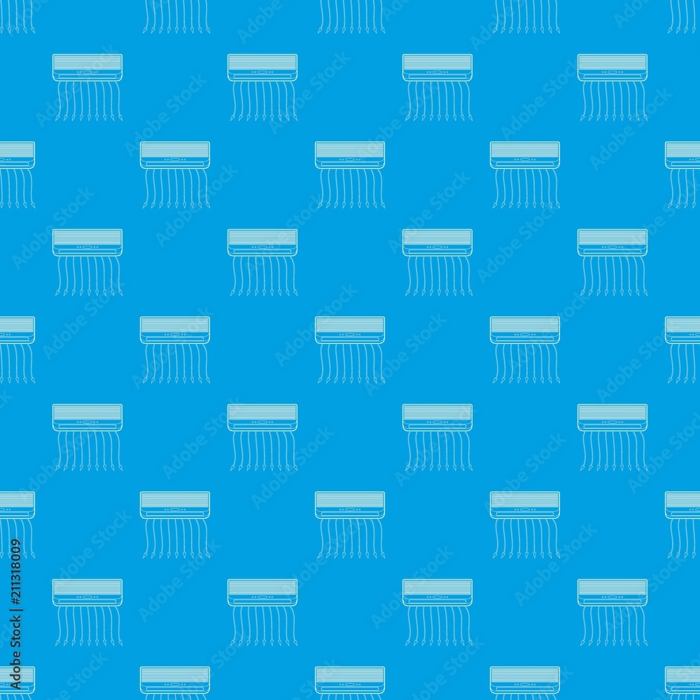 Poster conditioner pattern vector seamless blue repeat for any use