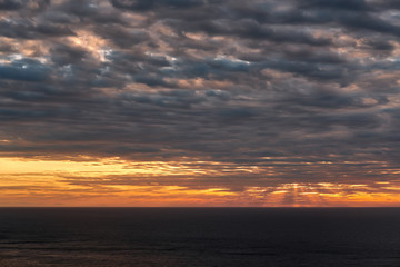 Fototapeta na wymiar Sunset in the Ibiza Island. Balearic Islands. Spain