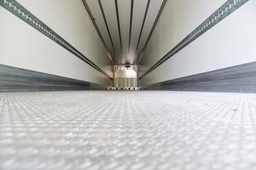 cargo area of a refrigerated semitrailer