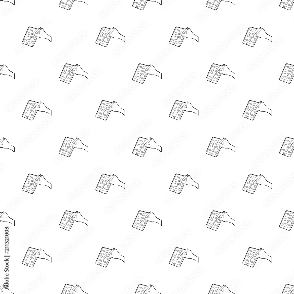 Poster gadget in reparation icon. outline illustration of gadget in reparation vector icon for web design
