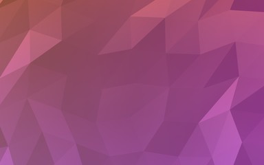 Obraz premium Abstract triangle geometrical pink background. Geometric origami style with gradient. 3D illustration