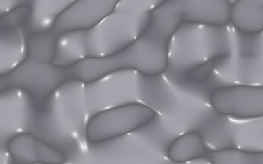 Graphic illustration - liquid pattern gray color. Modern abstract background. Design wallpaper. 3D illustration