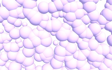 3d rendering picture of pink balls. Abstract wallpaper and background. 3D illustration