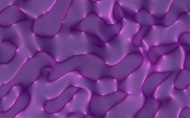 Graphic illustration - liquid pattern purple color. Modern abstract background. Design wallpaper. 3D illustration