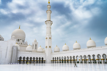 Fototapeta na wymiar Sheikh Zayed Mosque, Grand Mosque, Abu Dhabi