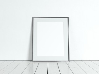 Poster product design styled mockup. Empty frame mockup.