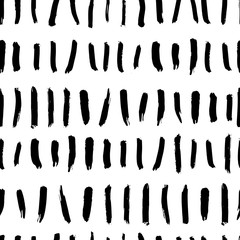  Abstract brush strokes.Vector seamless pattern