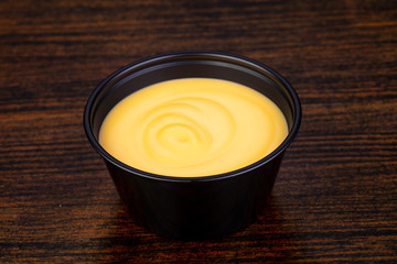 Cheese sauce portion