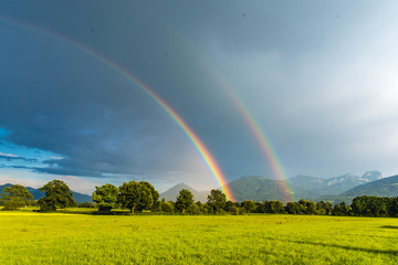 Regenbogen bei Rosenheim