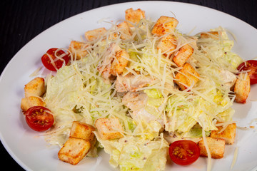 Delicious caesar salad