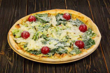 Pizza Caesar with chicken