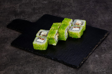 Japanese roll with eel