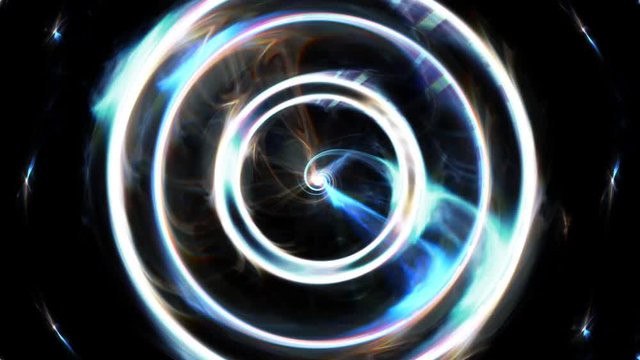 Circular and alien abstract