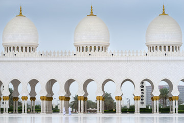 Sheikh Zayed Grand Mosque in Abu-Dhabi, UAE