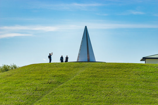 Pyramind in Campbell park in Milton Keynes . England