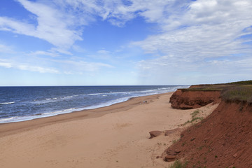 Thunder Cove rocks at Prince Edward Island Canada