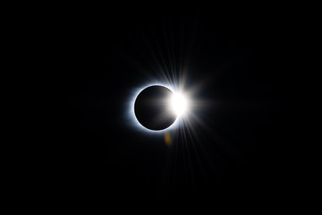 Ringshot of the 2017 total eclipse as seen from Spring City Tennessee