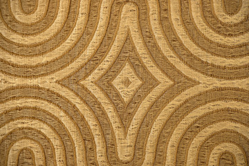 Closeup of silk blend pattern fabric
