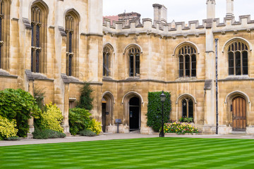 Architecture of Cambridge city in England