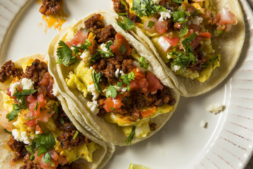 Homemade Chorizo Breakfast Tacos