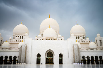 Sheikh Zayed Grand Mosque in Abu-Dhabi, UAE