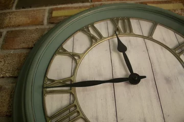 Fotobehang Color Correct Clock © Amberley