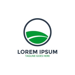 unique golf logo template