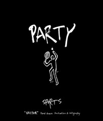 스포츠 포스터 / 손으로 그린 스포츠 그림