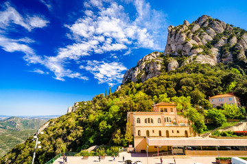 Montserrat mountain in Catalonia, Spain