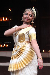 mohiniyattam or dance of the enchantress is the classical dance form of kerala,distinct for the...