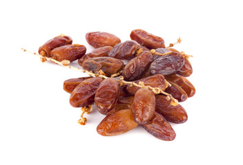 Dates isolated on white background