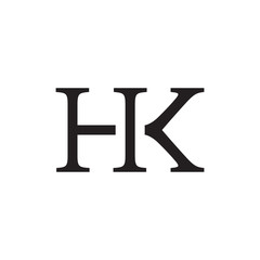 HK logo letter design