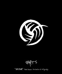 스포츠 포스터 / 손으로 그린 스포츠 그림