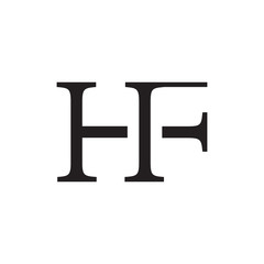 HF logo letter design