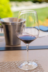 2 ounce wine pour at a tasting