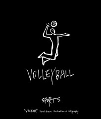 스포츠 포스터 / 손으로 그린 스포츠 그림