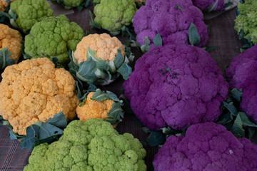 Colorful cauliflower 