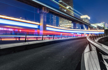 Highway and city modern architecture in Chongqing