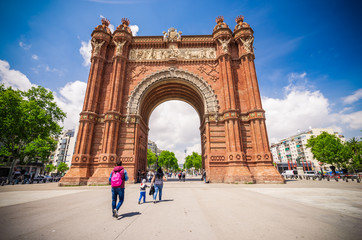 Triumph Arch of Barcelona, Spain