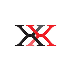 XX logo letter design