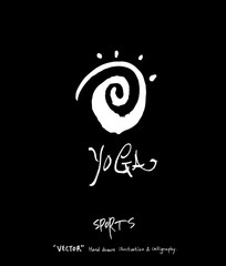 Obraz premium 스포츠 포스터 / 손으로 그린 스포츠 그림
