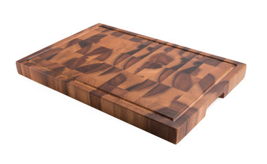 Wooden Chopping board isolated on white background