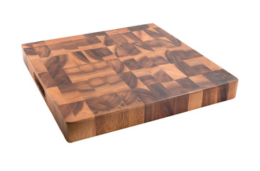 Wooden Chopping board isolated on white background