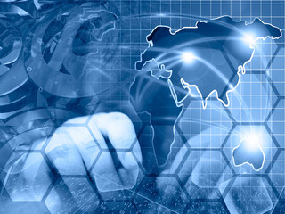 Obraz premium Computer background