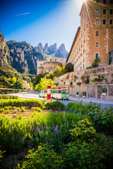 Obraz premium Santa Maria de Montserrat Abbey, Catalonia, Spain