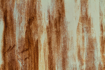 Rusted galvanized iron plate