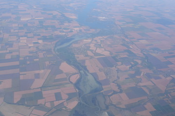 Don River. View from the airplan