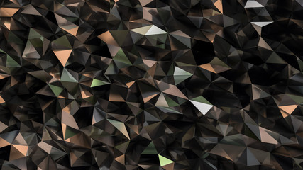 Mirror geometric polygon background